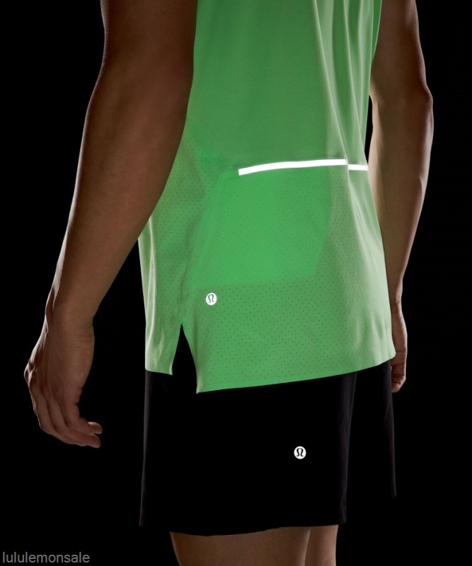 Lululemon Deutschland DELULU995 | Scream Green Light Leichter Trailrunning-Tank